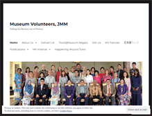 Tablet Screenshot of museumvolunteersjmm.com